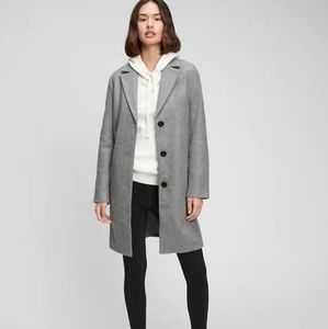 NWT Gray Wool Coat